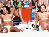 Capturing the authentic spirit of freedom at a local clothing-optional beach.