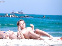 A series of artistic frames showing the beauty of a life without tan lines.