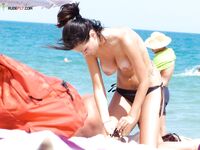 The feeling of total independence while sunbathing without a bikini top.