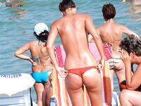 Capturing the authentic spirit of a European summer where topless sunbathing is a way of life.