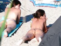 The feeling of the warm sun on every part of the body at the beach.