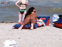 This adult was a part of a group that was camping on a remote strand.