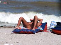 This adult was a part of a group that was camping on a remote strand.