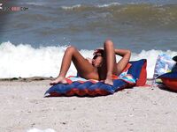 This adult was a part of a group that was camping on a remote strand.