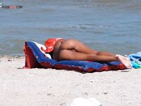 This adult was a part of a group that was camping on a remote strand.