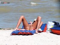 This adult was a part of a group that was camping on a remote strand.