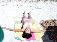 Walking Across a Nude Beach with a Clear Handbag