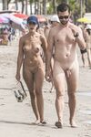 Walking Across a Nude Beach with a Clear Handbag