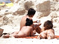 . Capturing the authentic, carefree vibes of a day at a local nude beach.