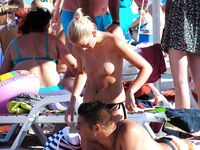 Ocean Waves and an Easy Stroll for a Nude Couple
