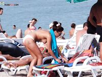 She is the hottest babe on the strand, what a body. Her body is heaven.