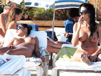 A few wimen I saw on beach of paros and antiparos in greece this summer.