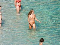 Thongs, thongs, and thongs in south miami strand in june. Hope you find one you like it!!.