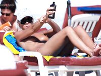Capturing the spirit of a woman who loves the freedom of the nude beach.