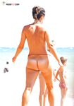 A collection of candid moments at a beach where being topless is the norm. 2