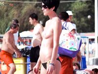 Capturing the spirit of a woman who loves the freedom of the nude beach. 2