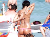 A lady finding a hidden spot for a private, nude photo session. 2