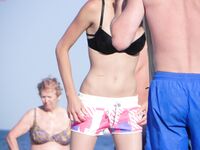 Limestone Wall Backdrop With Jeweled Shades on a Beach Towel