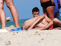 Capturing the spirit of a carefree, topless summer at a rugged and natural coastline.