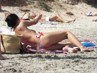 The last group of photos of nelly on the beautiful beach of tulum mexico.
