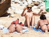 A model expressing her inner peace through the freedom of being naturally nude. 3