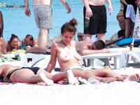 A model expressing her inner peace through the freedom of being naturally nude. 3