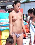 A model expressing her inner peace through the freedom of being naturally nude. 3