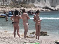 Part 2 of the pictures they took me the first time I undressed on a strand.