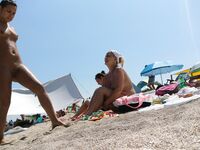 Part 2 of the pictures they took me the first time I undressed on a strand.
