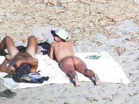 Not actually a nude beach, but it was quiet and nobody complained when I slipped off my panties.