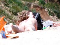 Portraits of a woman who feels empowered by the freedom of a topless summer break. 2