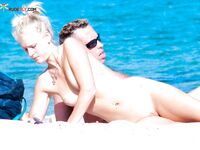 The liberating touch of the warm sand on a completely bare body. 2