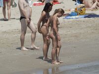 Fully Nude Face-Down Sunbathing on an Elephant-Print Towel