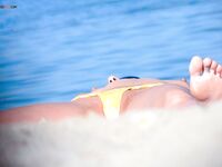 The sensation of the glowing sun on every inch of skin at a private naturist location. 2