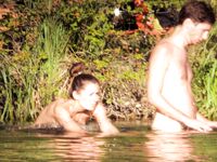 I meet with this couple from time to time at a local naturist strand.