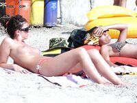Capturing the authentic vibes of a naturist afternoon spent under the clear summer sky.