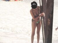 My french wife like to dance on the strand. This evening she was a little bit drunk !!. 3