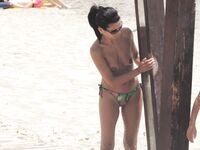 My french wife like to dance on the strand. This evening she was a little bit drunk !!. 3