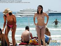 My french wife like to dance on the strand. This evening she was a little bit drunk !!. 3