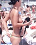 A collection of frames highlighting the beauty of a topless coastal vacation. 3