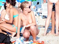 Capturing the freedom of a summer spent at a local nude beach.