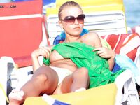 A day at the beach when it was "warm enough" for the exhibitionist to strip!.