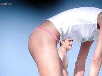 Capturing the authentic spirit of freedom at a local clothing-optional beach. 4