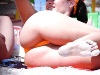 Capturing the authentic spirit of freedom at a local clothing-optional beach. 4