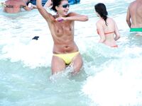 Finding tranquility at a secluded shoreline where clothes are optional.