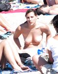 They started to play some beach tennis and I pressed play on my camera.