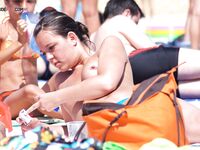 A lot of boobs from spanish beach !!! Good contri and country !!! Lol. 2
