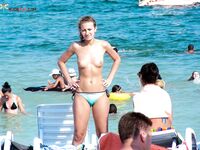 . A study of light, shadows, and bare skin at a beautiful, clothing-optional shore. 2