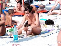. Capturing the authentic, carefree vibes of a day at a local nude beach. 6