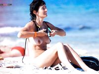 Candid portraits of a woman who finds peace in the freedom of a clothes-free holiday. 2